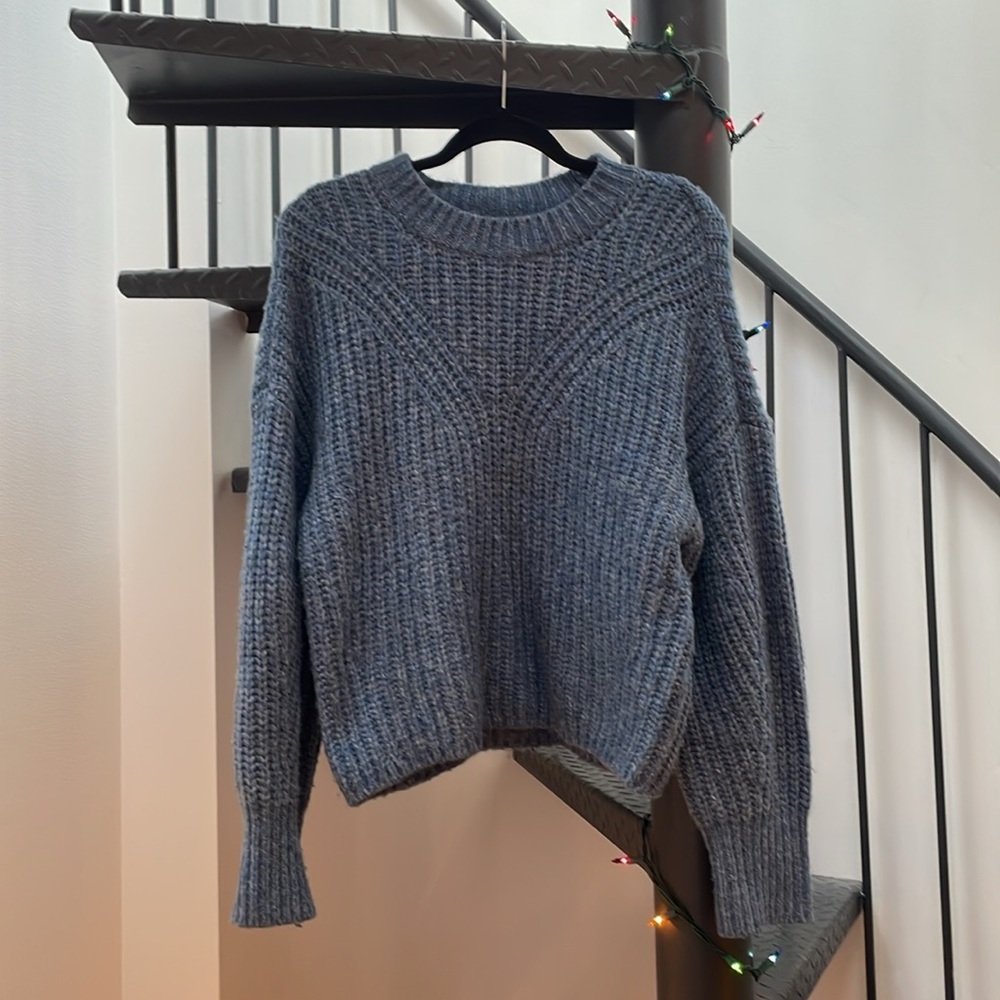 Abercrombie Fluffy Crew Neck Sweater